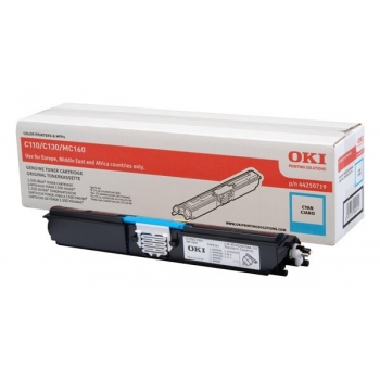 Cartus Toner Oki 44250719 Cyan 1500 Pagini for C110, C130N, MC160N