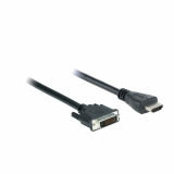 V7 HDMI DVI CABLE 2M / BLACK / HDMI / DVI-D DUAL LINK / M / M