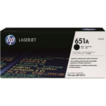 Cartus Toner HP Nr. 651A Black 13500 Pagini for HP LaserJet Enterprise 700 color MFP M775dn, MFP M775f, MFP M775z, MFP M775z+ CE340A