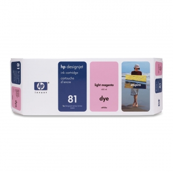 Cartus Cerneala HP Nr. 81 Dye Light Magenta 680 ml for Designjet 5000/UV, Designjet 5500 42', Designjet 5500 60', Designjet 5500 PS 42', Designjet 5500 PS 60' C4935A