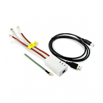 Cablu USB-RS pentru programare centrale Satel, lungime cablu usb 1.8m