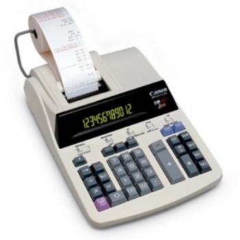 Calculator profesional cu rola Canon MP 1211-LTSC 12 digit ink ribbon 2 culori Conversie valuta/taxe/business BE2496B001AA