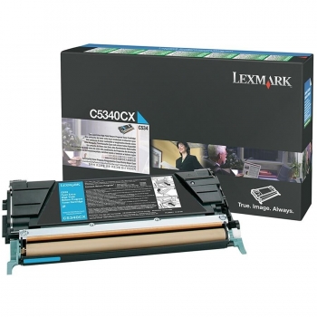 Cartus Toner Lexmark C5340CX Cyan High Yield 7000 pagini for C534DN, C534DTN, C534N