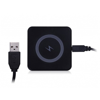LUXA2 TX-100 Portable Wireless Charging Pad, output: 5V 1A (Qi Wireless), dimensiuni: 70x70x9.5mm, greutate: 40g