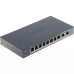 Switch 8 porturi Gigabit, Hikvision 8 gigabit PoE DS-3E1510P-EI/M