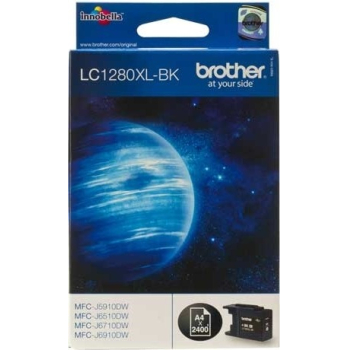 Cartus Cerneala Brother LC1280XLBK Black High Yield 2400 Pagini for MFC-J5910DW, MFC-J6510DW, MFC-J6910DW