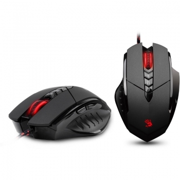 Mouse A4Tech Bloody V7 Optic 7 butoane 3200 dpi USB metal feet black V7M