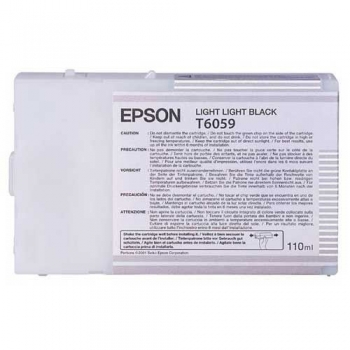 Cartus Cerneala Epson T6059 Light Light Black 110ml for Stylus Pro 4800, 4880 C13T605900