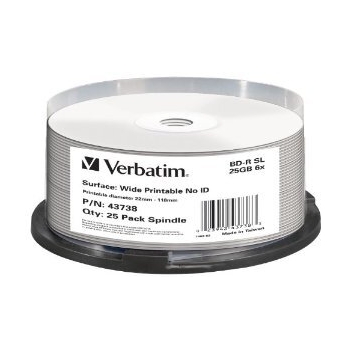 VERBATIM BD-R SL 6X 25GB 25PK SPINDLE