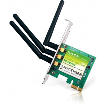 Placa de retea Wireless N TP-LINK TL-WDN4800 450Mbps PCI-E x1