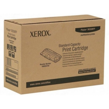 Cartus Toner Xerox 108R00794 Black Standard Capacity 5000 Pagini for Phaser 3635MFP/S, Phaser 3635MFP/X