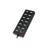 Hub USB LogiLink UA0126 Extern 13 Porturi USB 2.0 Black