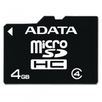Card Memorie microSDHC ADATA 4GB Clasa 4 AUSDH4GCL4-R