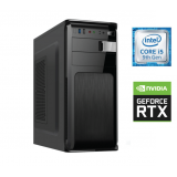 Sistem PC Bocris Intel Core i5-9400F Hexa Core up to 4.1GHz RAM 16GB DDR4 SSD 480GB + HDD 1TB nVidia RTX 2060 8GB