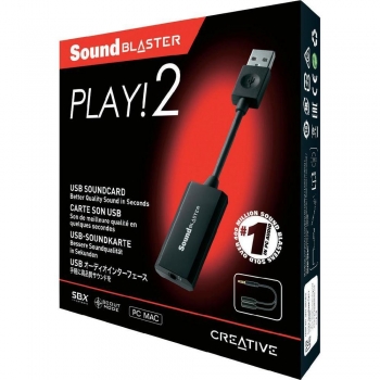 Placa de sunet SB PLAY! 2 USB Tehnologie SBX Pro Studio Retail 70SB162000001