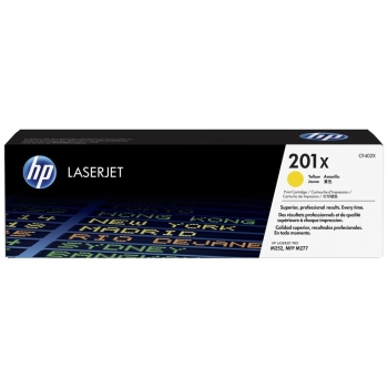 HP 201X Yellow Original LaserJet Cartridge (2300 pag) CF402X