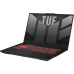 Laptop ASUS Gaming 17.3'' TUF A17 FA707NUG, FHD 144Hz, Procesor AMD Ryzen 7 7445HS (16M Cache, up to 4.7 GHz), 16GB DDR5, 512GB SSD, GeForce RTX 4050 6GB, No OS, Mecha Gray FA707NUG-HX177
