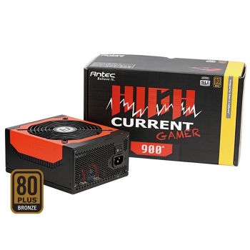 Sursa Modulara Antec High Current Gamer 900W 6x Molex 9x SATA 4x PCI-E PFC Activ OVP, OCP, SCP, UVP, OPP 80+ Bronze HCG-900