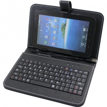 Husa tableta cu tastatura UTOK 10210N piele black pentru tablete cu diagonala 9"-10"
