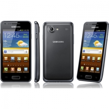Telefon Mobil Samsung Galaxy S Advance i9070 Metallic Black 4" 480 x 800 Super AMOLED Cortex A9 Dual Core 1GHz memorie interna 8GB Camera Foto 5MPx Android v2.3 SAMI90708GBMB