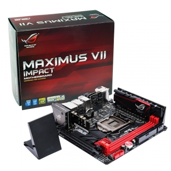 Placa de baza Asus ROG MAXIMUS VII IMPACT Socket 1150 Intel Z97 2x DDR3 HDMI DisplayPort mini ITX