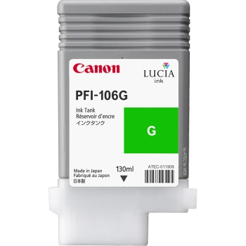 Pigment Ink Tank Canon PFI-106G Green 130ml for iPF6400, iPF6450 CF6628B001AA