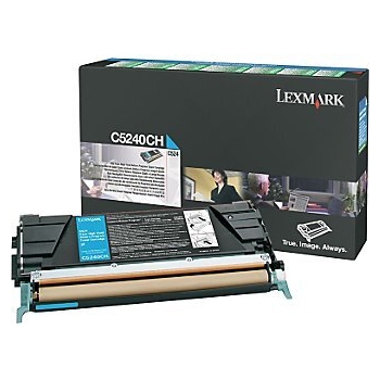 Cartus Toner Lexmark C5240CH Cyan 5000 pagini for C524, C524DN, C524DTN, C524N, C532DN, C532N