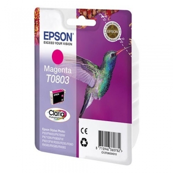 Cartus Cerneala Epson T0806 Magenta 7.4ml for Stylus Photo PX700W, R265, R285, R360, RX560, RX585 C13T08034011