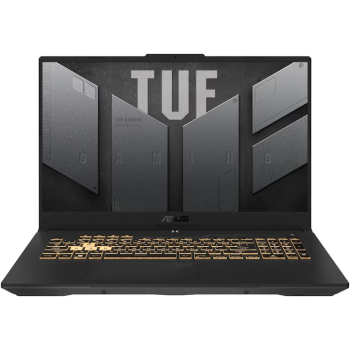 Laptop ASUS Gaming 17.3'' TUF F17 FX707ZC4, FHD 144Hz, Procesor Intel Core i5-12500H (18M Cache, up to 4.50 GHz), 16GB DDR4, 512GB SSD, GeForce RTX 3050 4GB, No OS, Mecha Gray  