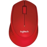 Mouse Logitech M330 SILENT PLUS IN-HOUSE/EMS/EMEA RED RETAIL 2.4GHZ EXCL 910-004911