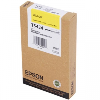 Cartus Cerneala Epson T5434 Yellow 110ml for Stylus Pro 4000, 7600, 9600 C13T543400