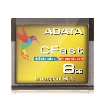 Adata CFast Card 8GB, Wide Temp, SLC, -40 to 85C