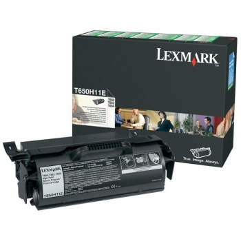 Cartus Toner Lexmark T650H11E Black High Yield Return Program 25000 pagini for T650, T652, T654