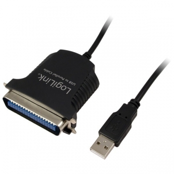 Adaptor USB 2.0 la PARALEL Logilink (centronics 36pin) T/T 1.5m AU0003C