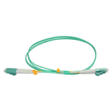 Patch cord fibra optica Braun Group LC/PC-LC/PC OM3 50/125 mm duplex 2m verde