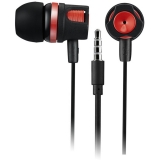 Casti cu microfon Canyon CNE-CEP3R, 3.5mm jack, Black-Red