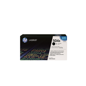 Cartus Toner HP Nr. 504X Black 10500 Pagini for Color LaserJet CM3530 MFP, CM3530FS MFP, CP3525DN, CP3525N, CP3525X CE250X