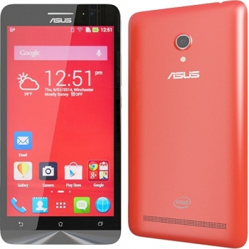 Telefon Mobil Asus Zenfone 6 A600CG Red Dual SIM 6" 720 x 1280 Z2580 Intel Atom Z2580 Dual Core 2 GHz memorie interna 16GB Camera Foto 13MPx Android v4.3 QM_110005