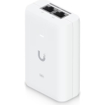 Adaptor PoE, Injector, Ubiquiti UACC-PoE+-2.5G, 30W, 2 x RJ-45, alb UACC-POEPLUS-2.5G-EU