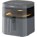 Friteuza cu aer cald Heinner, 1700w, capacitate cos 5.7l, display digital, termostat reglabil 80-200 grade, Gri antracit, HAF-B6GRY17LG  
