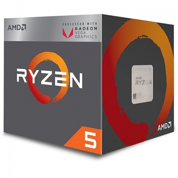 Procesor AMD Ryzen 5 2400G Quad Core 3.6GHz 20MB Socket AM4 BOX Video Radeon Vega 11 YD2400C5FBBOX