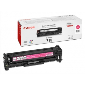 Cartus Toner Canon CRG-718M Magenta 2900 Pagini for LBP 7200CDN, MF 8330CDN, MF 8350CDN CR2660B002AA