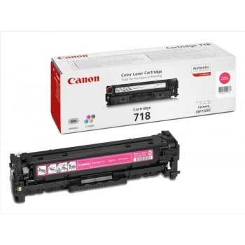 Cartus Toner Canon CRG-718M Magenta 2900 Pagini for LBP 7200CDN, MF 8330CDN, MF 8350CDN CR2660B002AA