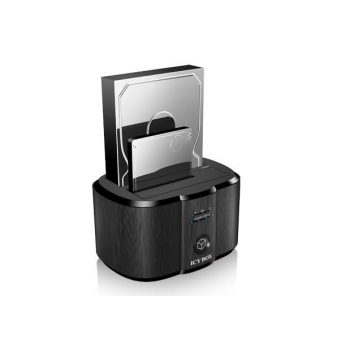 Icy Box 2Bay Docking & Clone Station for 2.5' and 3.5' HDD Sata, JBOD, USB 3.0