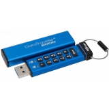 Memorie USB Kingston DataTraveler 2000 Keypad 16GB USB 3.0 AES 256-bit XTS Blue DT2000/16GB