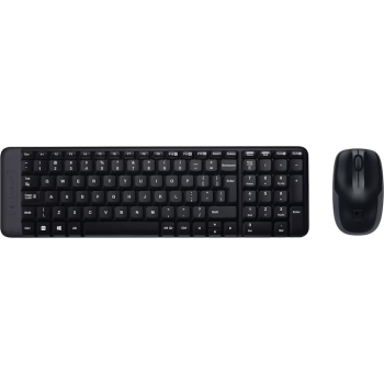 Kit wireless tastatura + mouse Logitech MK220, Negru 920-003161