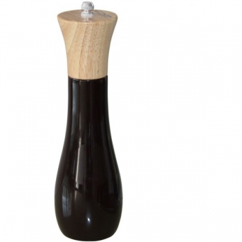 Rasnita sare & piper Heinner HR-JMW30 20 cm, culoare maron + natur, material arbore de cauciuc, mecanism macinare din ceramica dura