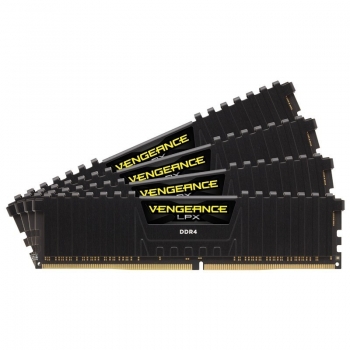Memorie RAM Corsair Vengeance LPX Black KIT 4x4GB DDR4 2400MHz CMK16GX4M4A2400C14
