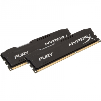 Memorie RAM Kingston HyperX Fury Black KIT 2x4GB DDR3 1866MHz CL10 HX318C10FBK2/8