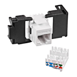 Modul RJ45 neecranat, Cat.5e, TOOLLESS LINE Schrack HSEMRJ5UWS